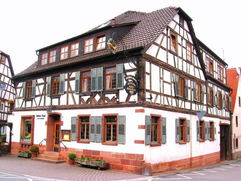 Goldner Engel, Restaurant - Hotel - Metzgerei Laudenbach (Bavaria) Exterior foto